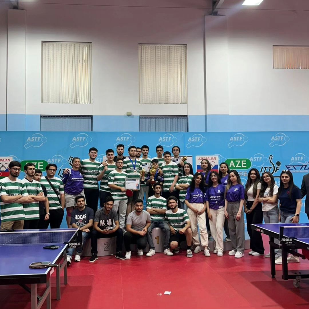 Tələbələr arasında Stolüstü tennis turniri başa çatdı.